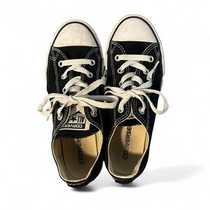 Converse Kids Size 2 Black Sneakers